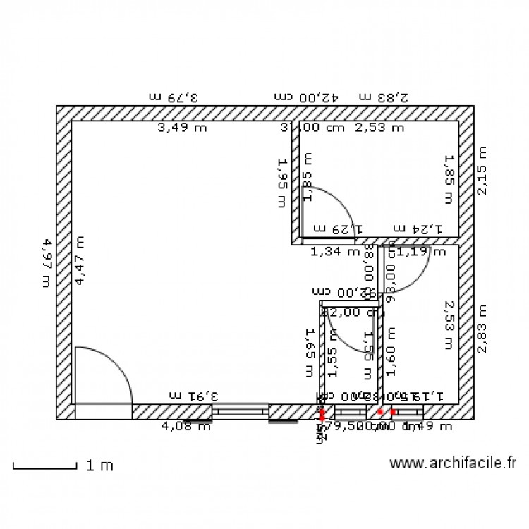 veve. Plan de 0 pièce et 0 m2