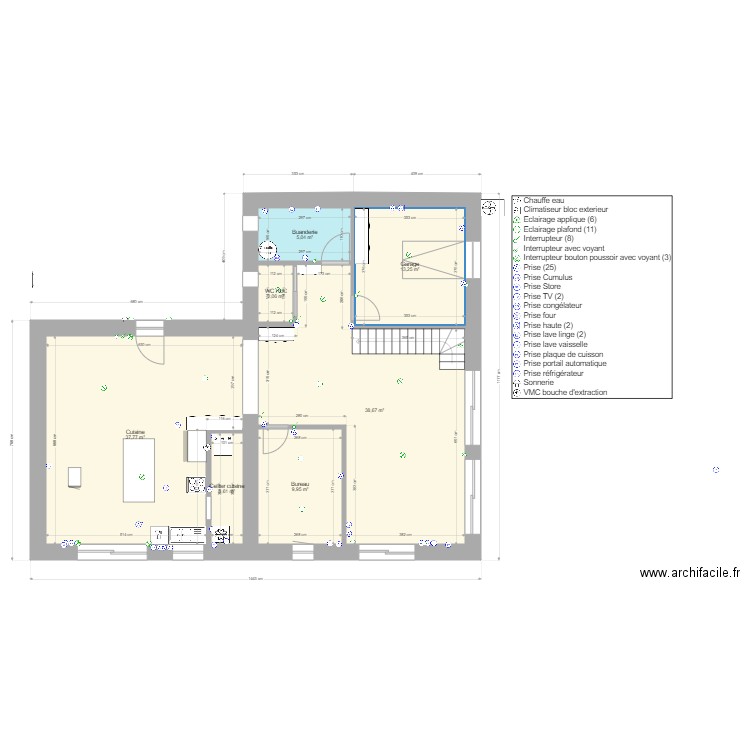 RenoT4RdcOct21Eec. Plan de 7 pièces et 110 m2
