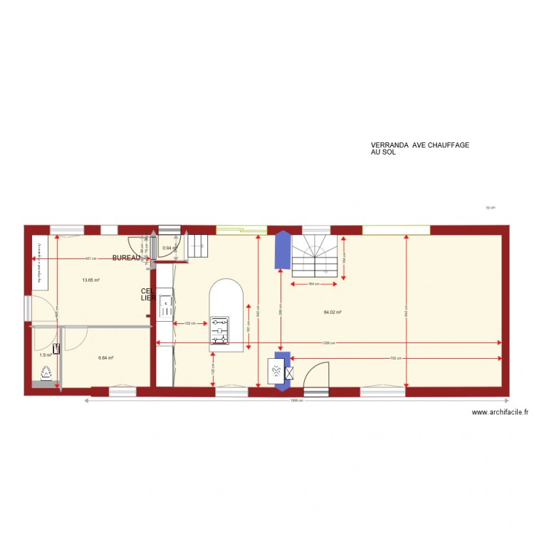  RDC 15. Plan de 0 pièce et 0 m2