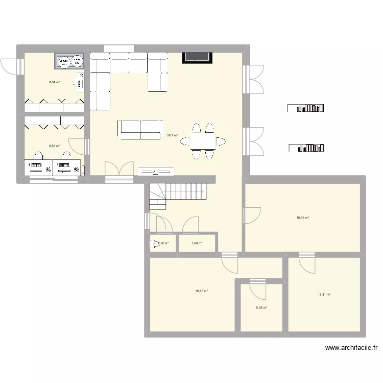 Marcy New avril 8. Plan de 