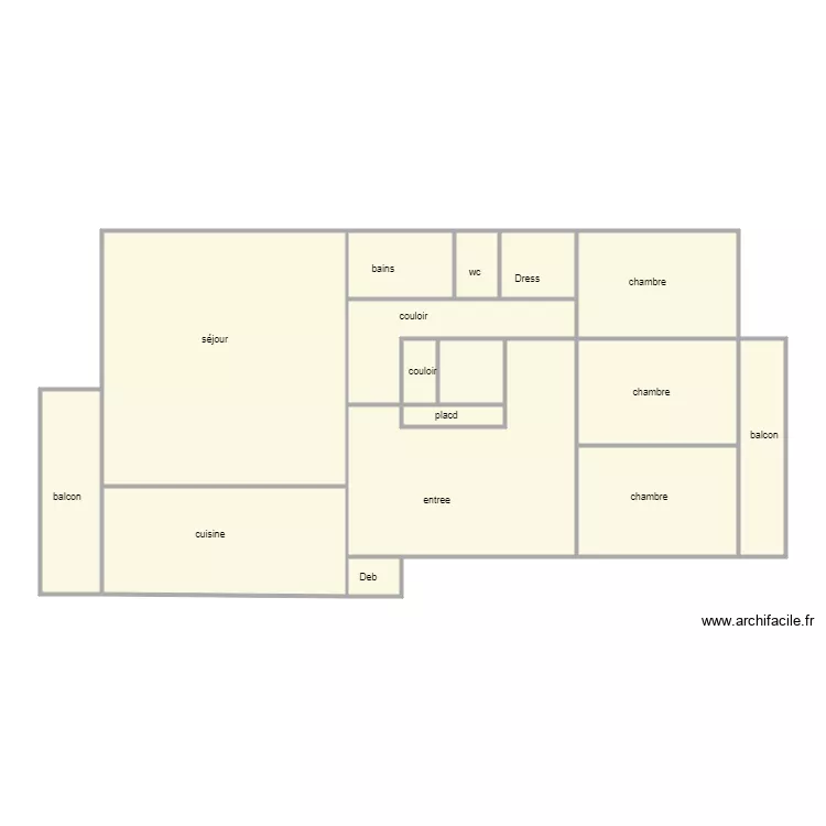 66 Folie Regnault. Plan de 