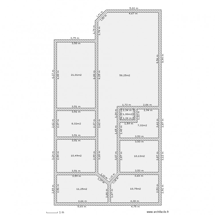 MAISON 2. Plan de 0 pièce et 0 m2