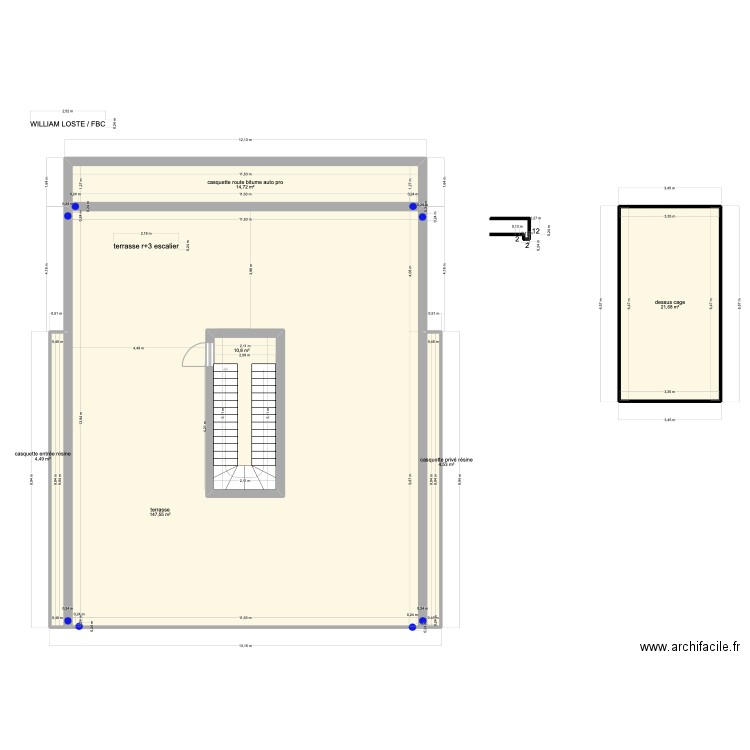 loste Faubourg Blanchot. Plan de 0 pièce et 0 m2