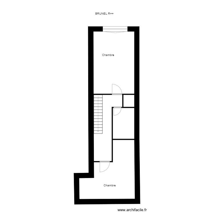 BRUNEL etage suite. Plan de 