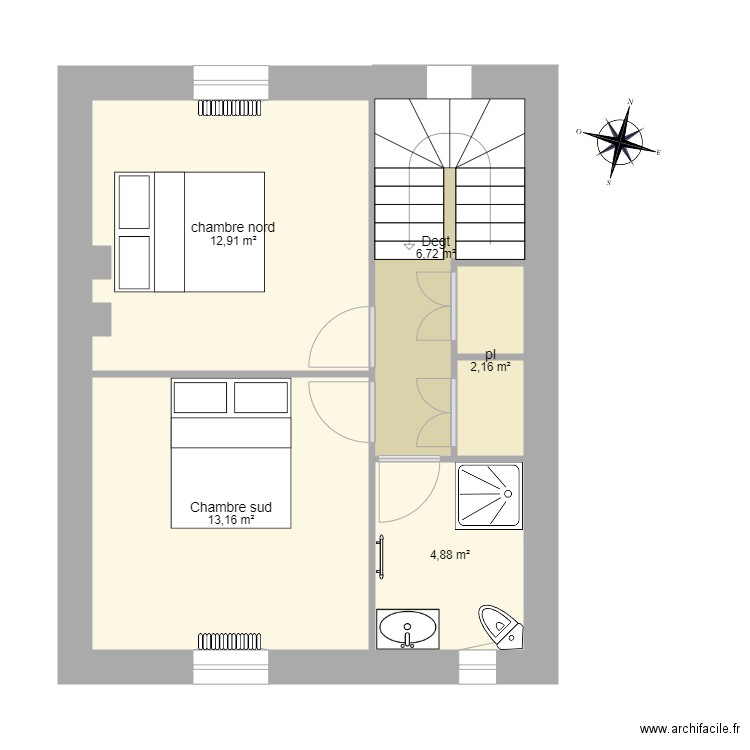 etage maison Av. Plan de 0 pièce et 0 m2