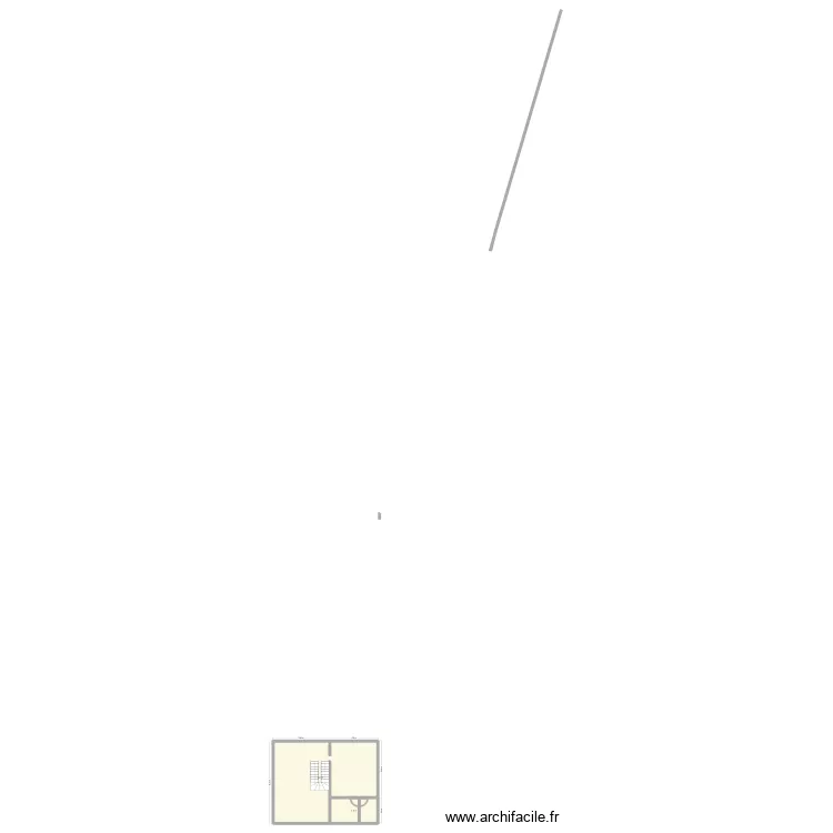 maison 2&eacute;me &eacute;tage. Plan de 2 Pièces et 81 m²