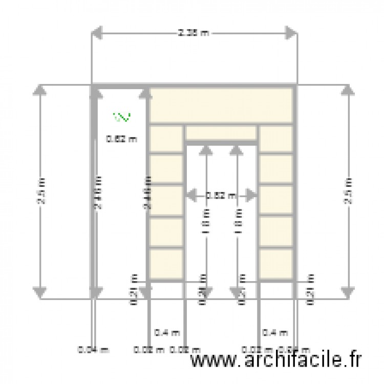 penderie springuel 1. Plan de 0 pièce et 0 m2