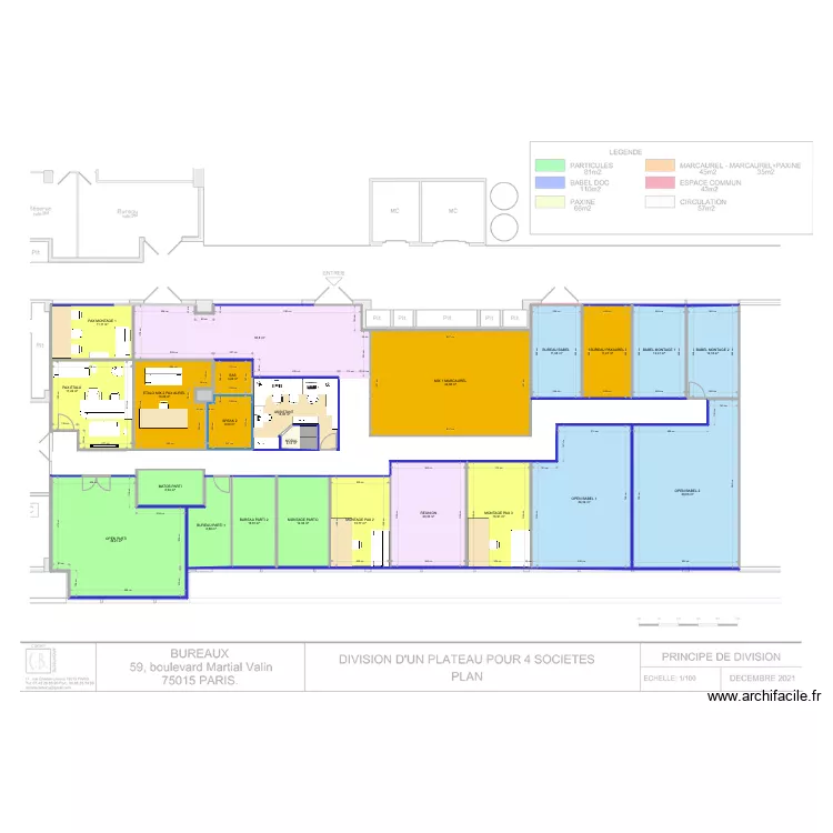VALIN V11 NODAL SEPARE. Plan de 