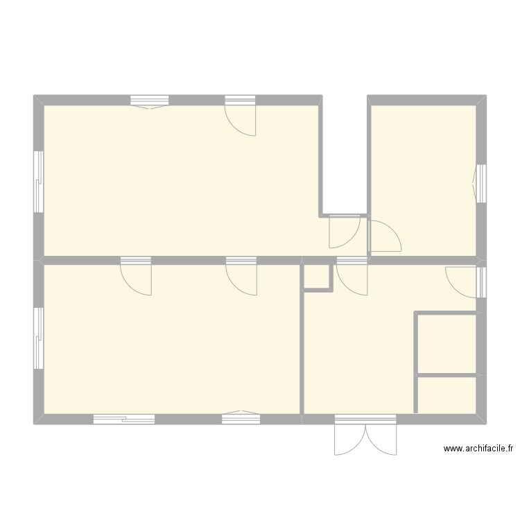 5 Voile initial rdc nu. Plan de 0 pièce et 0 m2