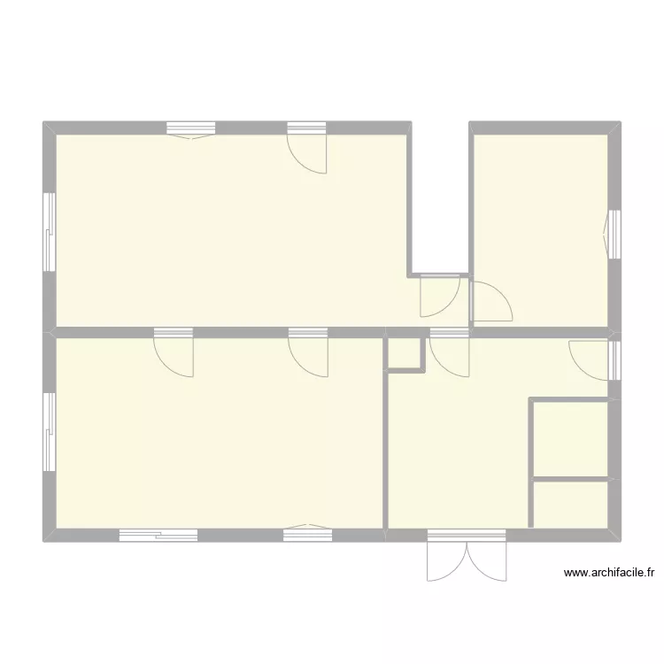 5 Voile initial rdc nu. Plan de 