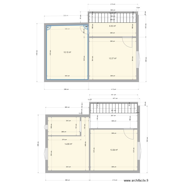 mons en baroeul 1e etage. Plan de 0 pièce et 0 m2