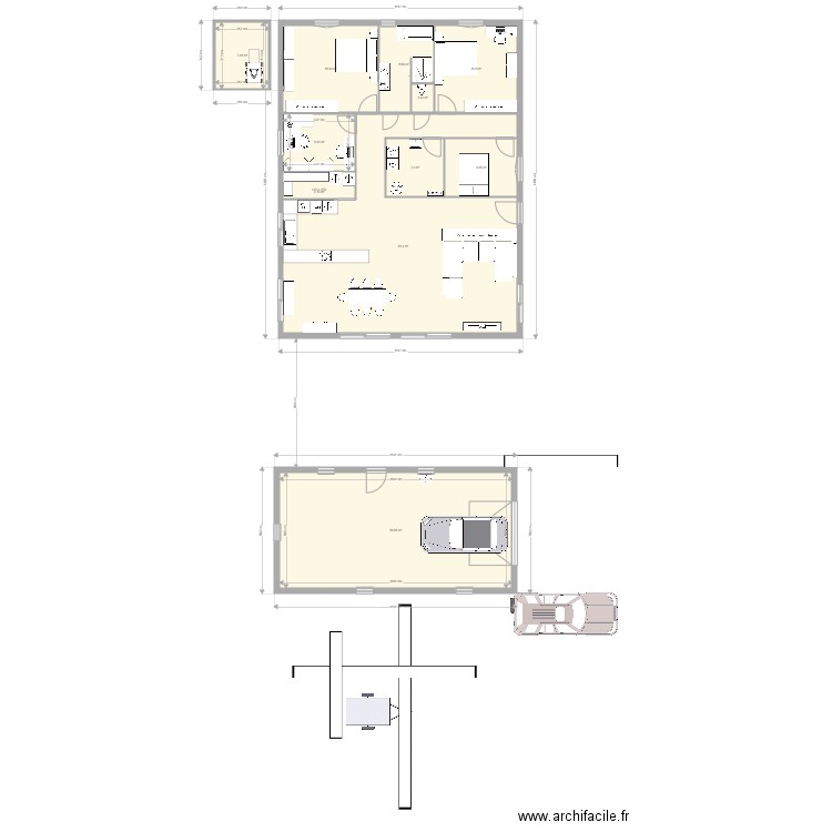 new maison propo flo 2. Plan de 11 pièces et 222 m2