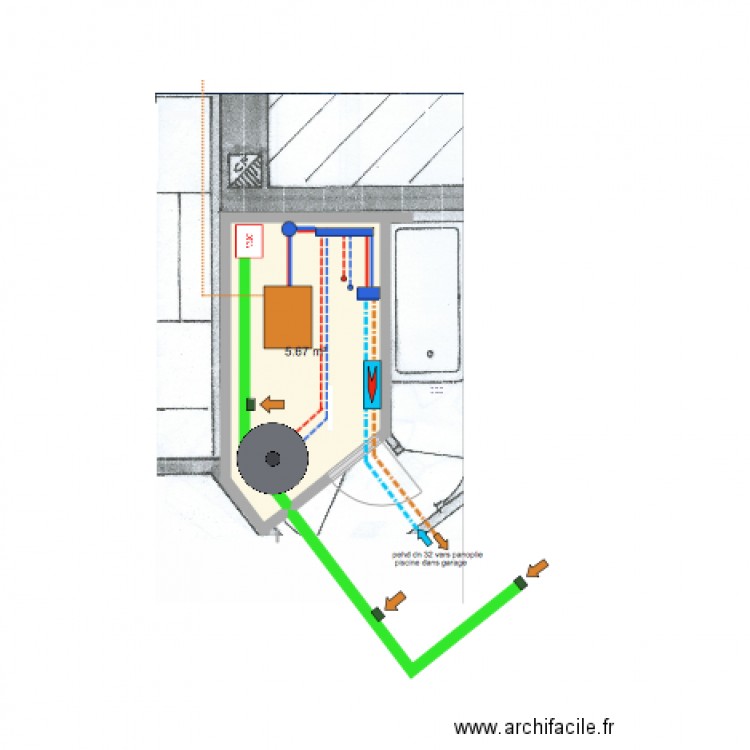 local thermique rouillon. Plan de 0 pièce et 0 m2