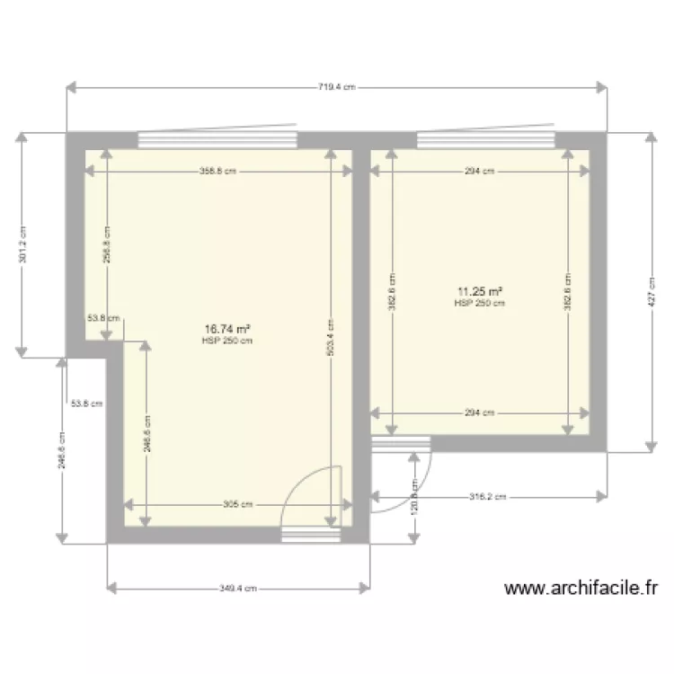 Salon et chambre . Plan de Salon et chambre . Plan de