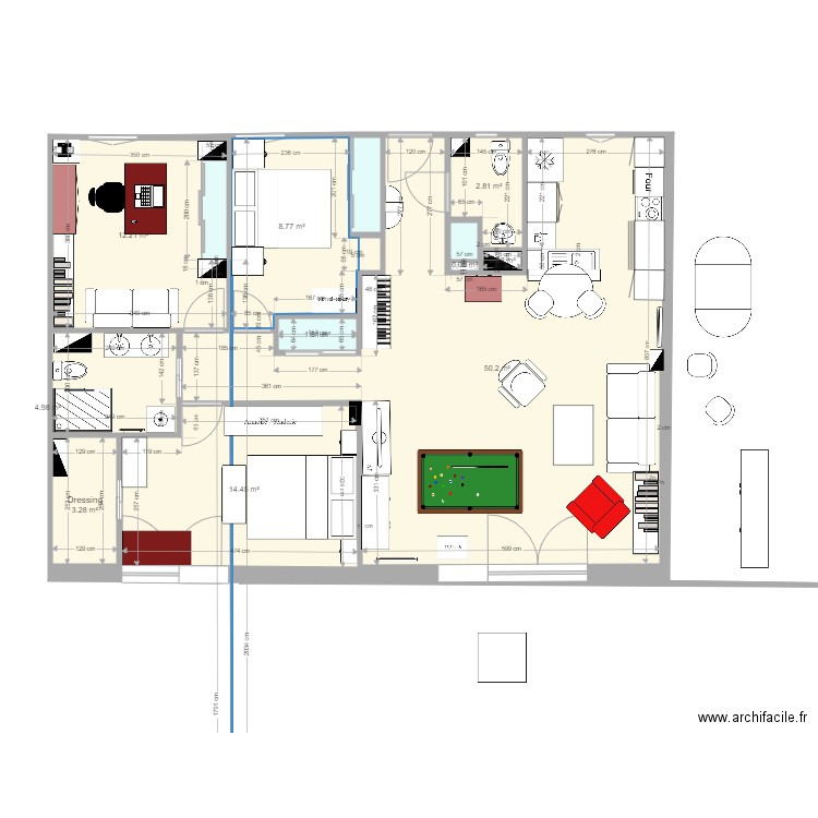 Plan appartement Crocki rev 11. Plan de 0 pièce et 0 m2