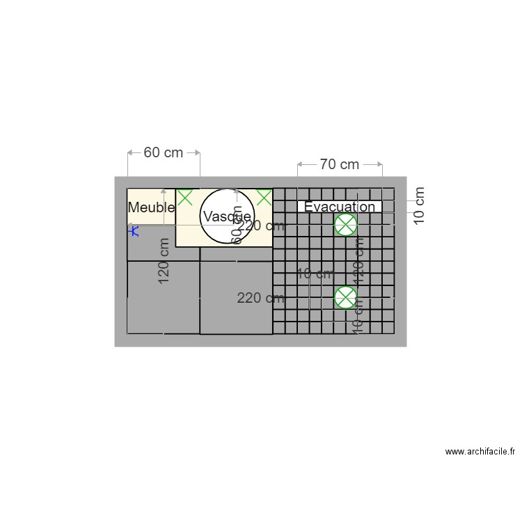 Sol SDB v2. Plan de 0 pièce et 0 m2