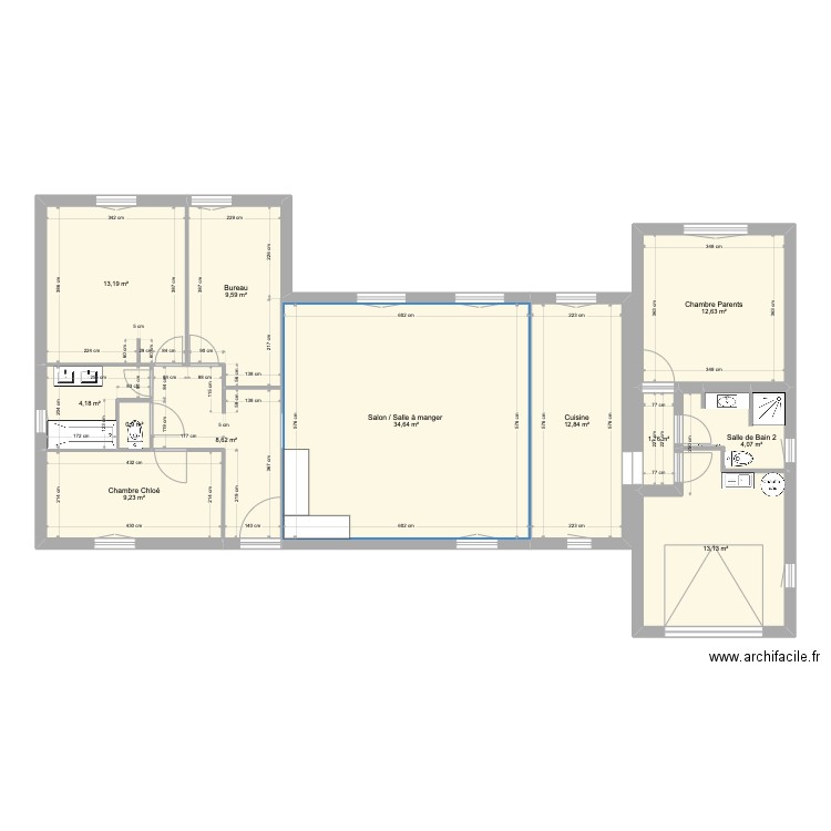 Maison Seignieres modif 3. Plan de 0 pièce et 0 m2