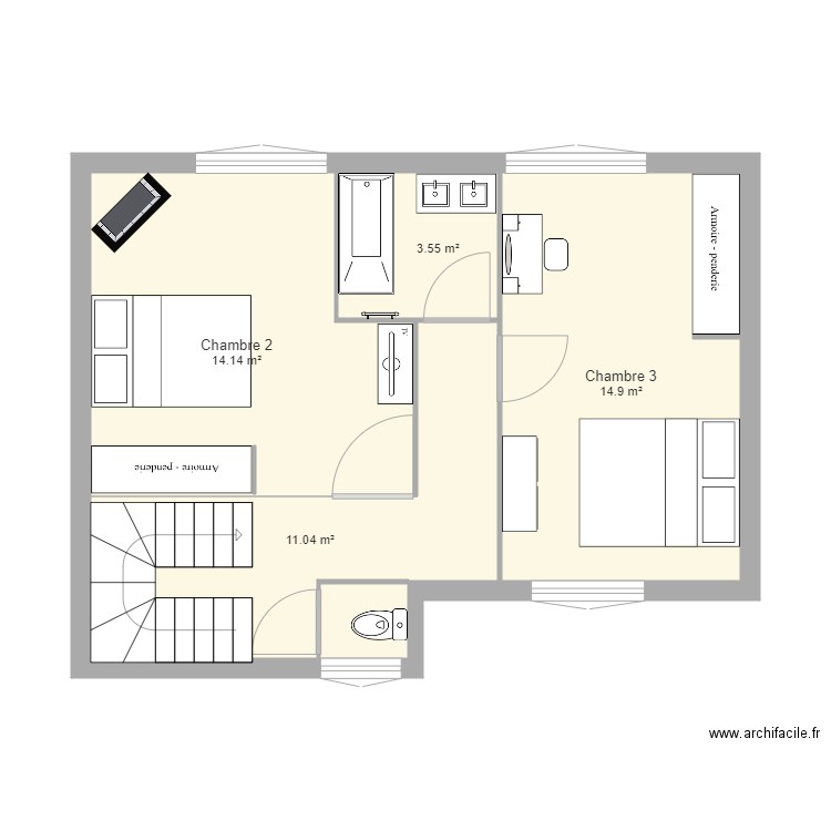 Etage 24 av Ed Herriot. Plan de 0 pièce et 0 m2