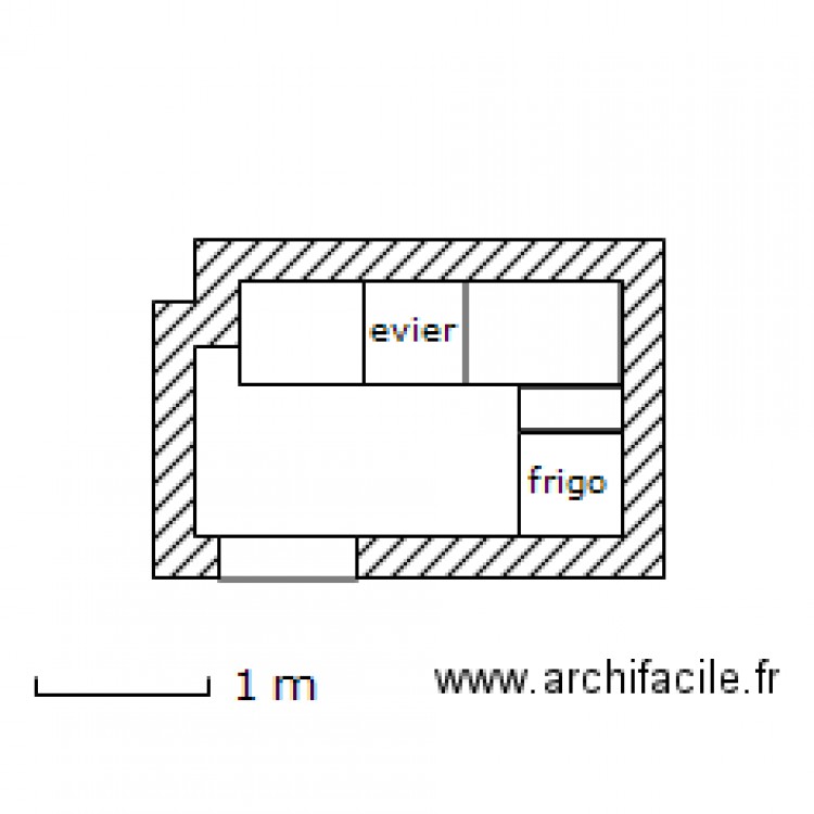 cuisine nanterre. Plan de 0 pièce et 0 m2