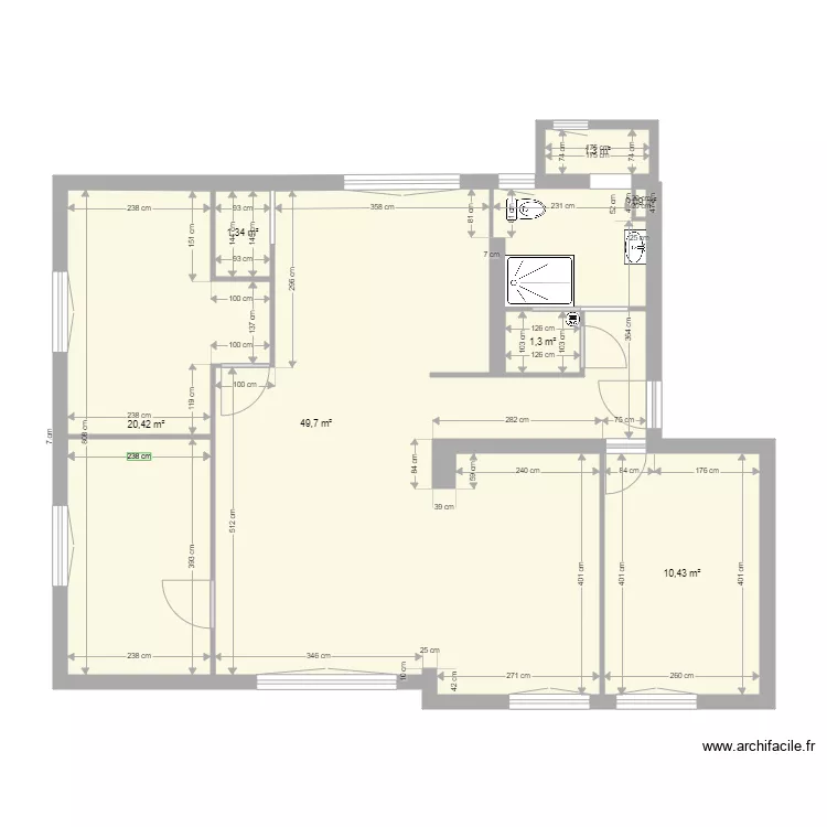 joeuf projet. Plan de 