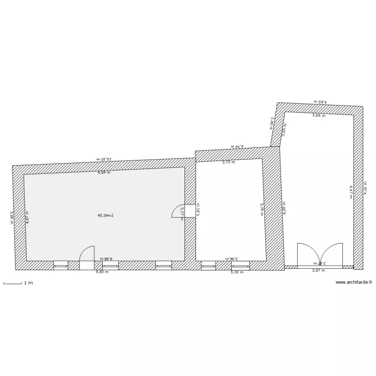 Serginnes. Plan de 