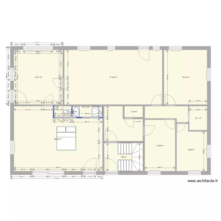 Baerenthal RDC Studio 3. Plan de 