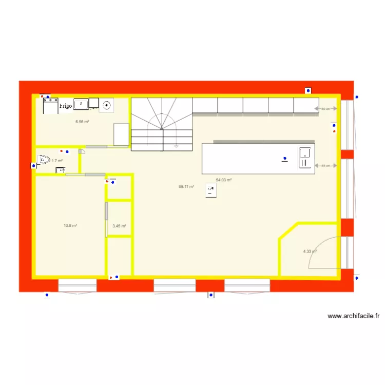 bas saint paul de la princesse. Plan de 
