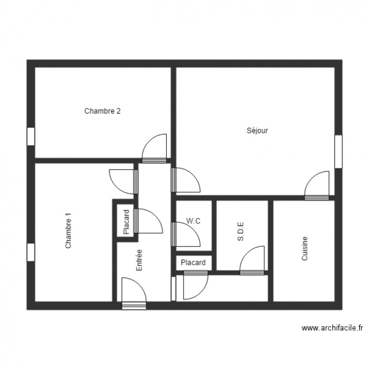 LE GUEN. Plan de 0 pièce et 0 m2