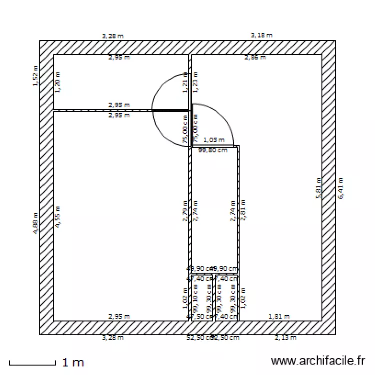 chambre Ile de Ré. Plan de chambre Ile de Ré. Plan de
