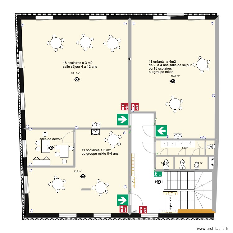 ext creche dude bati iso corniche 1. Plan de 7 pièces et 152 m2