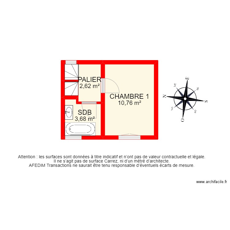 BI13786 -. Plan de 17 pièces et 86 m2