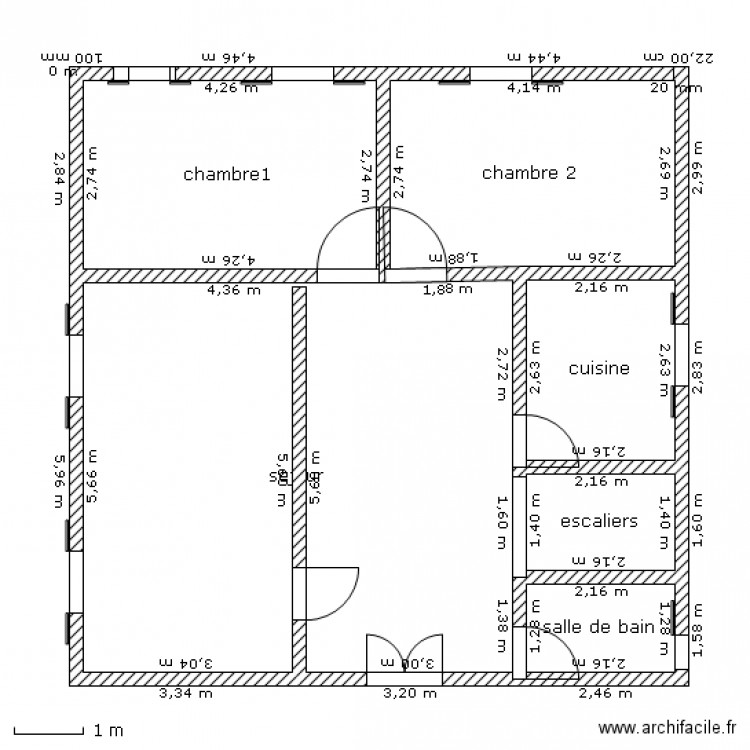 AGOURRAME. Plan de 0 pièce et 0 m2