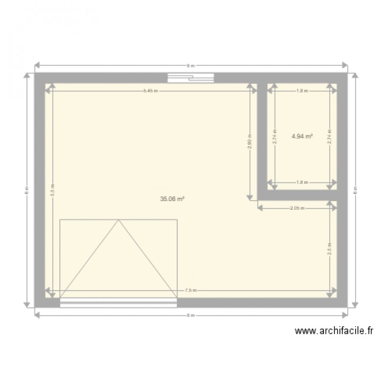 Plan garage. Plan de 0 pièce et 0 m2