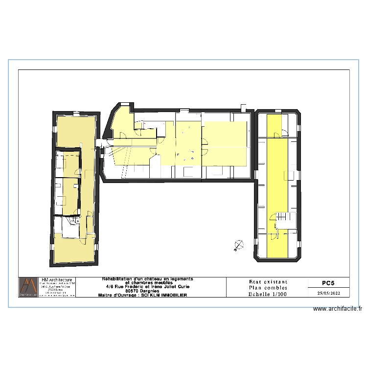 chateau dargnies plan definitif r+2. Plan de 0 pièce et 0 m2