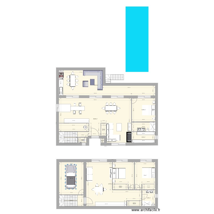 Gialla étage 2. Plan de 0 pièce et 0 m2