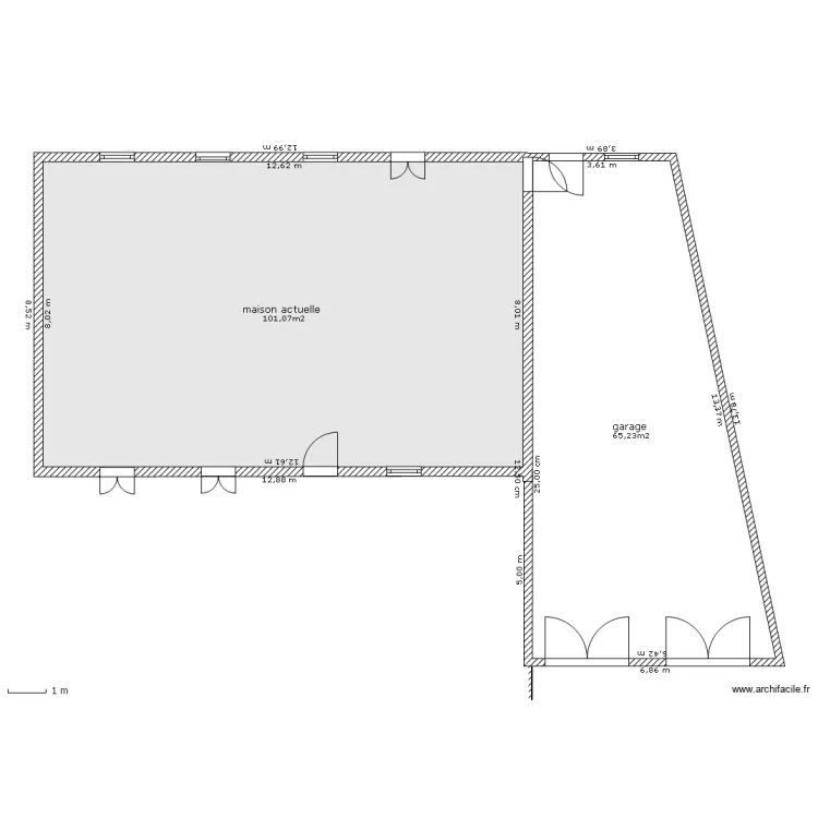 NOUVEAU GARAGE. Plan de 