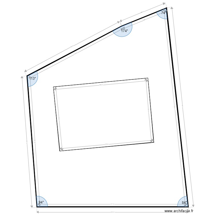 PLAN DE MASSE 2. Plan de 2 pièces et 477 m2