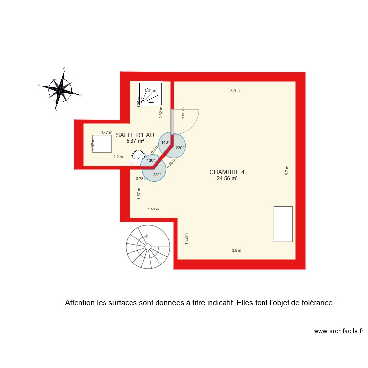 BI 1886 niveau 3. Plan de 0 pièce et 0 m2