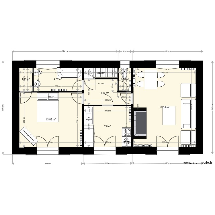 plan maison 1960. Plan de 0 pièce et 0 m2