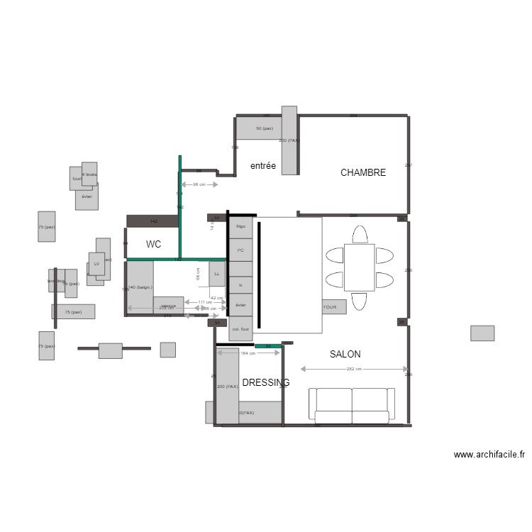 WC sdb. Plan de 0 pièce et 0 m2