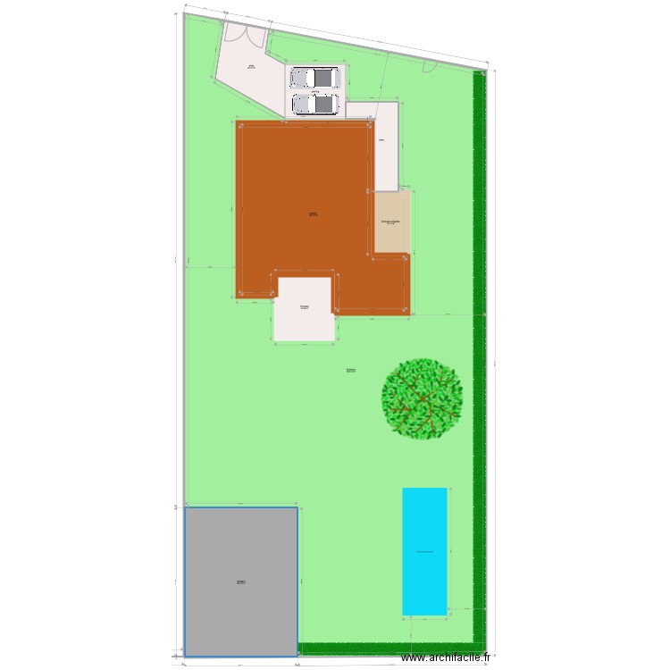 plan extérieur seb lescar. Plan de 0 pièce et 0 m2