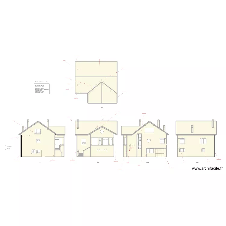 Facade Maison MM GENERAL - AVANT. Plan de Facade Maison MM GENERAL - AVANT. Plan de