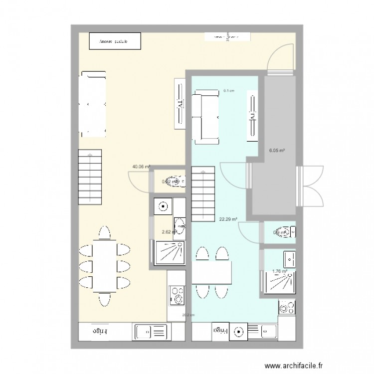 Monseigneur. Plan de 0 pièce et 0 m2