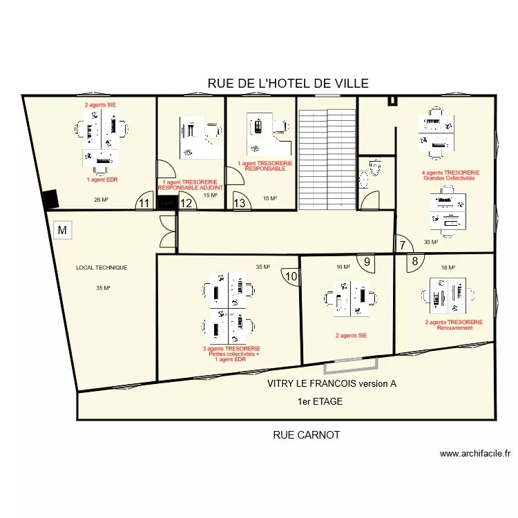 VITRY CARNOT 1er étage fusion2. Plan de VITRY CARNOT 1er étage fusion2. Plan de