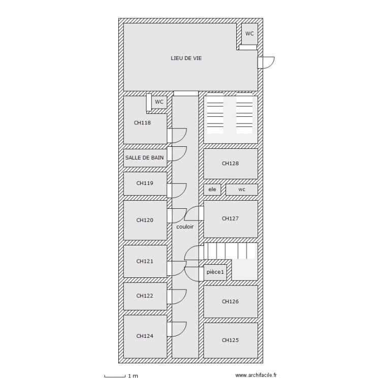 BAT D 1er  VARENNES. Plan de 0 pièce et 0 m2