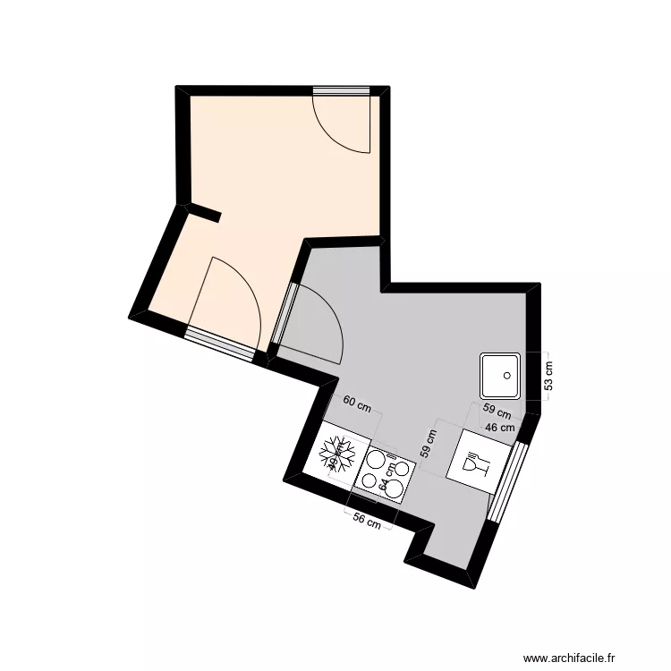 AMSELLEM GAELLE / PLAN électroménagères CUISINE. Plan de AMSELLEM GAELLE / PLAN électroménagères CUISINE. Plan de