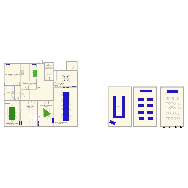 NVX BUREAUX PHASE 1. Plan de 0 pièce et 0 m2