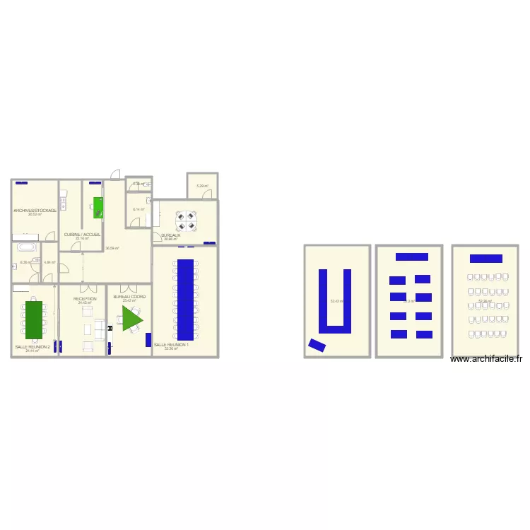 NVX BUREAUX PHASE 1. Plan de NVX BUREAUX PHASE 1. Plan de