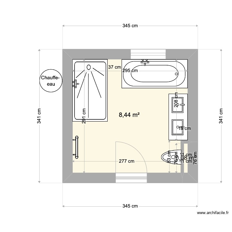 MINET. Plan de 0 pièce et 0 m2