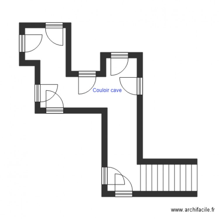 SIROUX COULOIR CAVE. Plan de 0 pièce et 0 m2